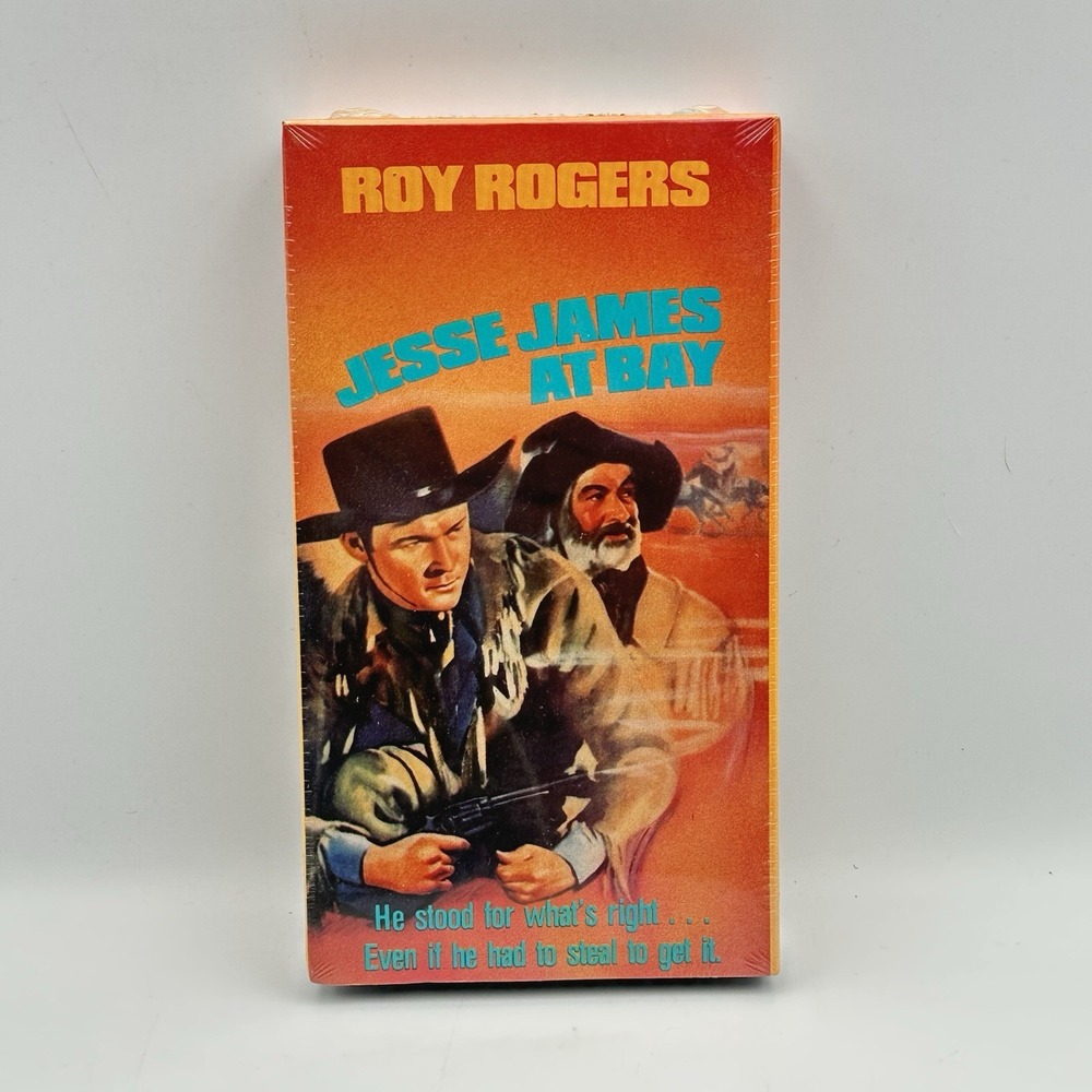 NEW SEALED Jesse James At Bay VHS VCR Video Tape Roy Rogers, Sally Payne 1988